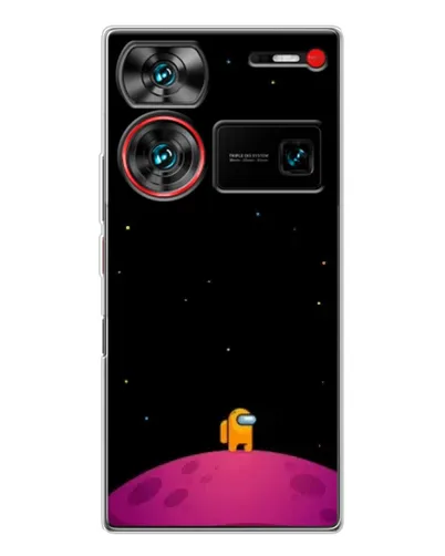 Чехол для ZTE Nubia Z60 Ultra с картинкой «Одинокий герой на планете» Чехол для ZTE Nubia Z60 Ultra с картинкой «Одинокий герой на планете»