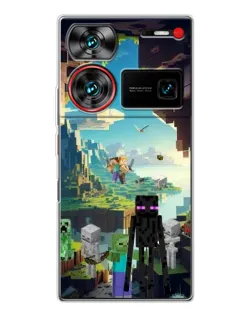 Чехол для ZTE Nubia Z60 Ultra с картинкой «Эндермен в лесу» Чехол для ZTE Nubia Z60 Ultra с картинкой «Эндермен в лесу»
