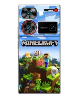 Чехол для ZTE Nubia Z60 Ultra с картинкой «Minecraft классический мир» Чехол для ZTE Nubia Z60 Ultra с картинкой «Minecraft классический мир»