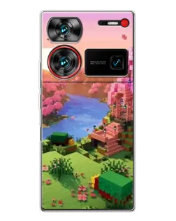 Чехол для ZTE Nubia Z60 Ultra с картинкой «Розовое дерево Minecraft» Чехол для ZTE Nubia Z60 Ultra с картинкой «Розовое дерево Minecraft»