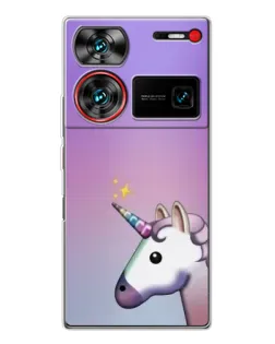 Чехол для ZTE Nubia Z60 Ultra с картинкой «Единорог градиент»