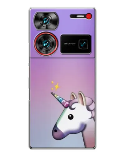 Чехол для ZTE Nubia Z60 Ultra с картинкой «Единорог градиент» Чехол для ZTE Nubia Z60 Ultra с картинкой «Единорог градиент»