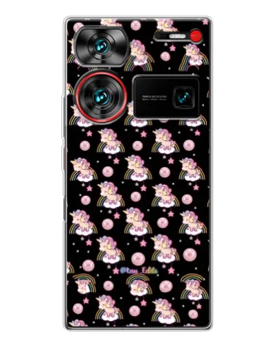 Чехол для ZTE Nubia Z60 Ultra с картинкой «Magic Unicorn паттерн» Чехол для ZTE Nubia Z60 Ultra с картинкой «Magic Unicorn паттерн»