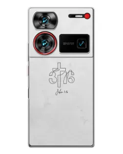 Чехол для ZTE Nubia Z60 Ultra с картинкой «Иоанна 3:16 Крест» Чехол для ZTE Nubia Z60 Ultra с картинкой «Иоанна 3:16 Крест»