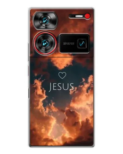 Чехол для ZTE Nubia Z60 Ultra с картинкой «Сияние Имени Jesus» Чехол для ZTE Nubia Z60 Ultra с картинкой «Сияние Имени Jesus»