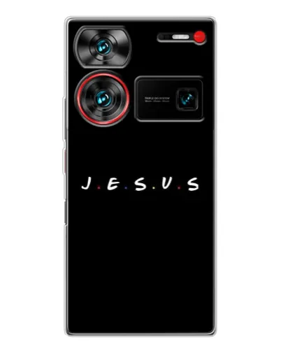 Чехол для ZTE Nubia Z60 Ultra с картинкой «Точки веры J.E.S.U.S.» Чехол для ZTE Nubia Z60 Ultra с картинкой «Точки веры J.E.S.U.S.»