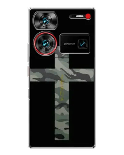 Чехол для ZTE Nubia Z60 Ultra с картинкой «Милитари Крест» Чехол для ZTE Nubia Z60 Ultra с картинкой «Милитари Крест»