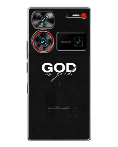 Чехол для ZTE Nubia Z60 Ultra с картинкой «GOD — Бог над всем» Чехол для ZTE Nubia Z60 Ultra с картинкой «GOD — Бог над всем»