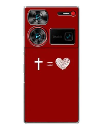Чохол для ZTE Nubia Z60 Ultra з картинкою «Рівняння любові» Чохол для ZTE Nubia Z60 Ultra з картинкою «Рівняння любові»