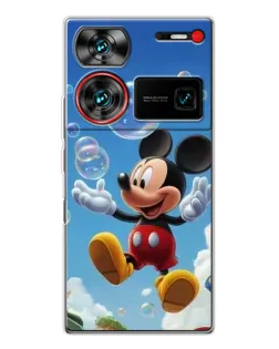 Чехол для ZTE Nubia Z60 Ultra с картинкой «Mickey и мыльные пузыри»