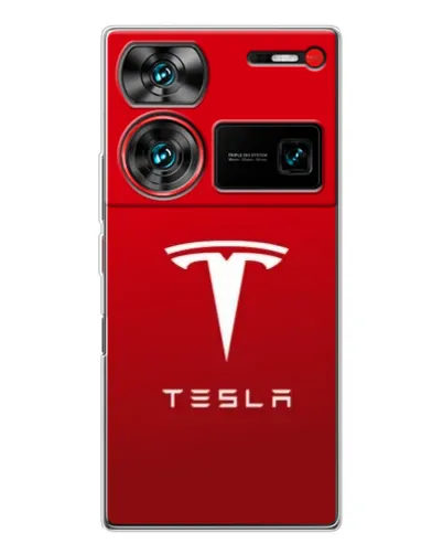 Чехол для ZTE Nubia Z60 Ultra с картинкой «Tesla Red Classic» Чехол для ZTE Nubia Z60 Ultra с картинкой «Tesla Red Classic»
