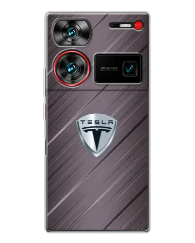 Чехол для ZTE Nubia Z60 Ultra с картинкой «Металлическая текстура Tesla» Чехол для ZTE Nubia Z60 Ultra с картинкой «Металлическая текстура Tesla»