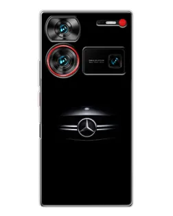 Чехол для ZTE Nubia Z60 Ultra с картинкой «Mercedes — абстрактные линии» Чехол для ZTE Nubia Z60 Ultra с картинкой «Mercedes — абстрактные линии»