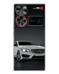 Чехол для ZTE Nubia Z60 Ultra с картинкой «Mercedes AMG GT Silver» Чехол для ZTE Nubia Z60 Ultra с картинкой «Mercedes AMG GT Silver»