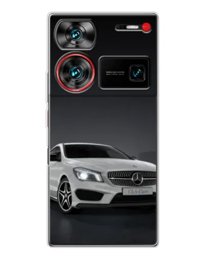Чехол для ZTE Nubia Z60 Ultra с картинкой «Mercedes AMG GT Silver»