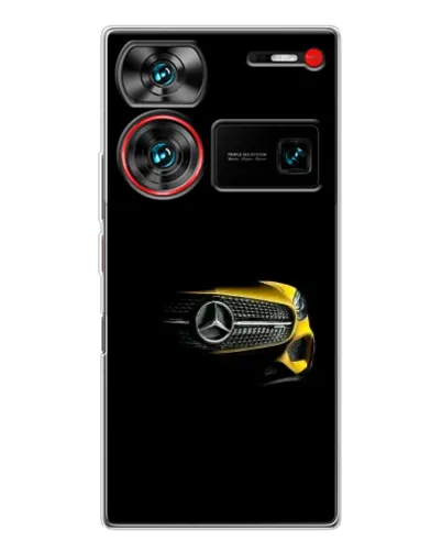 Чехол для ZTE Nubia Z60 Ultra с картинкой «Mercedes — ретро стиль»
