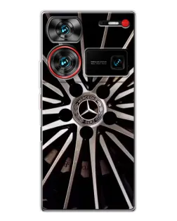 Чехол для ZTE Nubia Z60 Ultra с картинкой «Диск Mercedes»