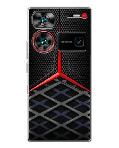 Чехол для ZTE Nubia Z60 Ultra с картинкой «Mercedes Carbon Grid»