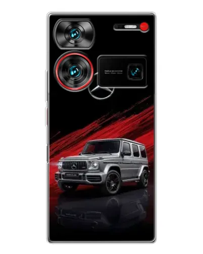 Чехол для ZTE Nubia Z60 Ultra с картинкой «Mercedes G-Class красный»