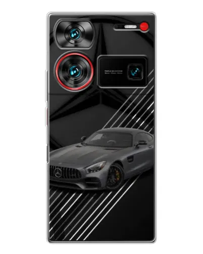 Чехол для ZTE Nubia Z60 Ultra с картинкой «Mercedes AMG — графика»