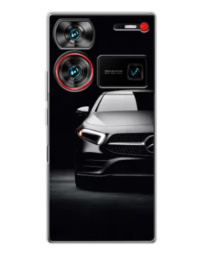 Чехол для ZTE Nubia Z60 Ultra с картинкой «Свет фар Mercedes»