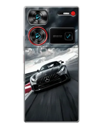 Чехол для ZTE Nubia Z60 Ultra с картинкой «Гоночный Mercedes AMG»