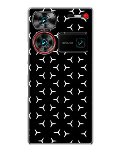 Чехол для ZTE Nubia Z60 Ultra с картинкой «Mercedes паттерн звезд» Чехол для ZTE Nubia Z60 Ultra с картинкой «Mercedes паттерн звезд»