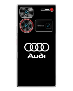 Чехол для ZTE Nubia Z60 Ultra с картинкой «Классическое лого Audi» Чехол для ZTE Nubia Z60 Ultra с картинкой «Классическое лого Audi»