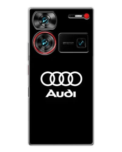 Чехол для ZTE Nubia Z60 Ultra с картинкой «Классическое лого Audi» Чехол для ZTE Nubia Z60 Ultra с картинкой «Классическое лого Audi»
