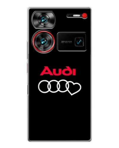 Чехол для ZTE Nubia Z60 Ultra с картинкой «Логотип Audi Heart» Чехол для ZTE Nubia Z60 Ultra с картинкой «Логотип Audi Heart»