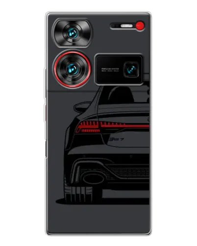Чехол для ZTE Nubia Z60 Ultra с картинкой «Задняя часть Audi — арт» Чехол для ZTE Nubia Z60 Ultra с картинкой «Задняя часть Audi — арт»