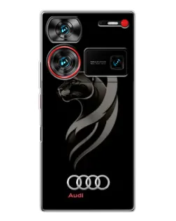 Чехол для ZTE Nubia Z60 Ultra с картинкой «Графика — пантера и Audi» Чехол для ZTE Nubia Z60 Ultra с картинкой «Графика — пантера и Audi»