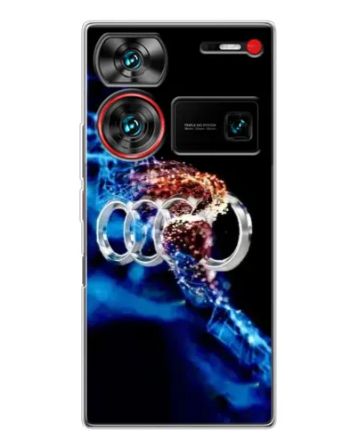 Чехол для ZTE Nubia Z60 Ultra с картинкой «Энергия лого Audi» Чехол для ZTE Nubia Z60 Ultra с картинкой «Энергия лого Audi»