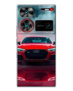 Чехол для ZTE Nubia Z60 Ultra с картинкой «Audi RS — красный стиль» Чехол для ZTE Nubia Z60 Ultra с картинкой «Audi RS — красный стиль»