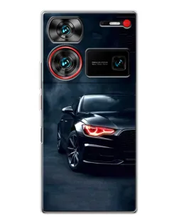Чехол для ZTE Nubia Z60 Ultra с картинкой «Audi — хищный взгляд» Чехол для ZTE Nubia Z60 Ultra с картинкой «Audi — хищный взгляд»