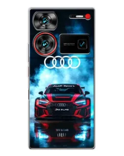 Чехол для ZTE Nubia Z60 Ultra с картинкой «Audi Sport — неон» Чехол для ZTE Nubia Z60 Ultra с картинкой «Audi Sport — неон»