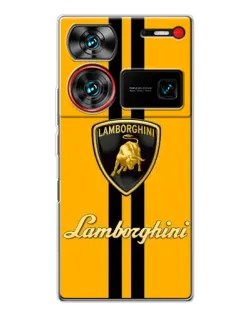 Чехол для ZTE Nubia Z60 Ultra с картинкой «Lamborghini Stripe желтый» Чехол для ZTE Nubia Z60 Ultra с картинкой «Lamborghini Stripe желтый»