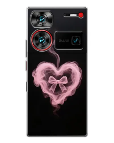 Чехол для ZTE Nubia Z60 Ultra с картинкой «Дымчатое сердце» Чехол для ZTE Nubia Z60 Ultra с картинкой «Дымчатое сердце»