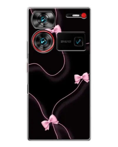 Чехол для ZTE Nubia Z60 Ultra с картинкой «Розовые ленты» Чехол для ZTE Nubia Z60 Ultra с картинкой «Розовые ленты»