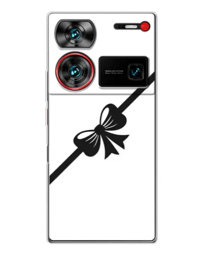 Чехол для ZTE Nubia Z60 Ultra с картинкой «Диагональный бант» Чехол для ZTE Nubia Z60 Ultra с картинкой «Диагональный бант»