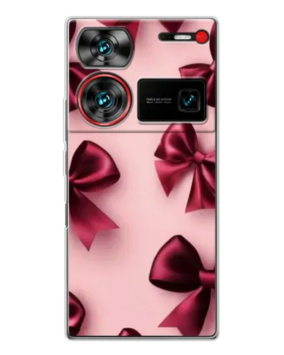 Чехол для ZTE Nubia Z60 Ultra с картинкой «Бордовый атлас» Чехол для ZTE Nubia Z60 Ultra с картинкой «Бордовый атлас»