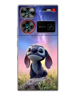 Чехол для ZTE Nubia Z60 Ultra с картинкой «Стич на рассвете» Чехол для ZTE Nubia Z60 Ultra с картинкой «Стич на рассвете»
