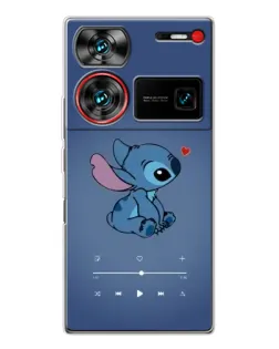 Чехол для ZTE Nubia Z60 Ultra с картинкой «Музыкальный Stitch» Чехол для ZTE Nubia Z60 Ultra с картинкой «Музыкальный Stitch»