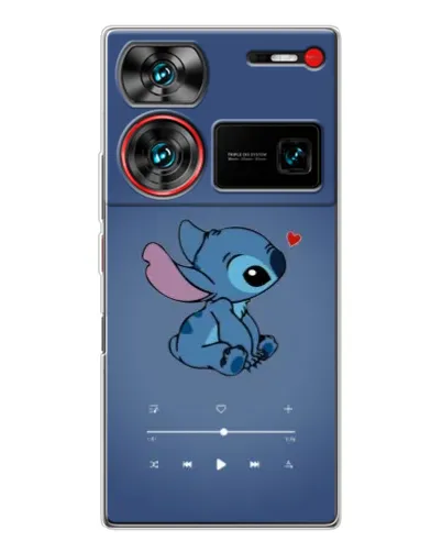 Чехол для ZTE Nubia Z60 Ultra с картинкой «Музыкальный Stitch»
