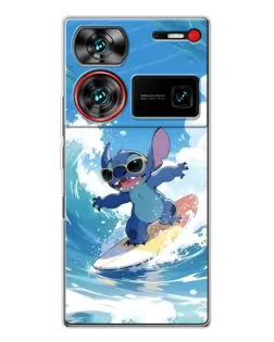 Чехол для ZTE Nubia Z60 Ultra с картинкой «Стич на волне» Чехол для ZTE Nubia Z60 Ultra с картинкой «Стич на волне»