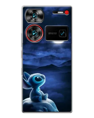 Чехол для ZTE Nubia Z60 Ultra с картинкой «Лунная ночь Стича»