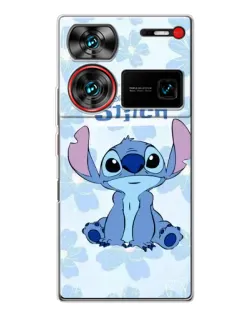 Чехол для ZTE Nubia Z60 Ultra с картинкой «Stitch среди цветов» Чехол для ZTE Nubia Z60 Ultra с картинкой «Stitch среди цветов»