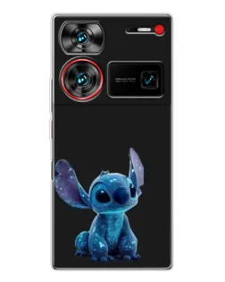 Чехол для ZTE Nubia Z60 Ultra с картинкой «Стич на черном» Чехол для ZTE Nubia Z60 Ultra с картинкой «Стич на черном»