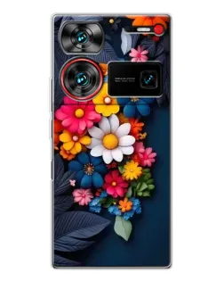 Чехол для ZTE Nubia Z60 Ultra с картинкой «Цветочная феерия» Чехол для ZTE Nubia Z60 Ultra с картинкой «Цветочная феерия»