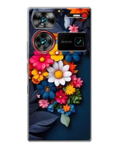 Чехол для ZTE Nubia Z60 Ultra с картинкой «Цветочная феерия» Чехол для ZTE Nubia Z60 Ultra с картинкой «Цветочная феерия»